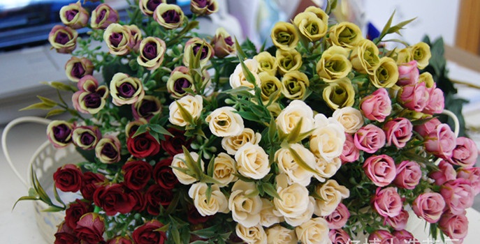 hoa vải, hoa giả